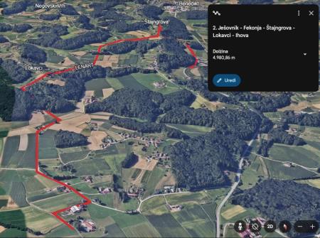 2_Ješovnik - Fekonja - Štajngrova - Lokavci - Ihova